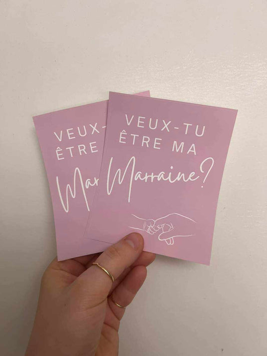 Veux-tu être ma marraine?