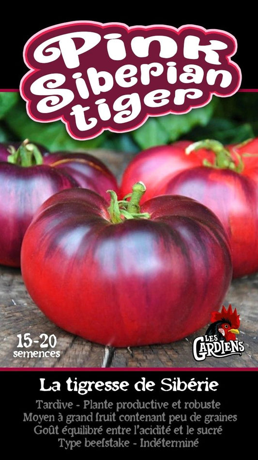 Semences de tomates Pink siberian tiger