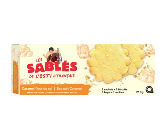 Boite de 15 sablés - Caramel fleur de sel